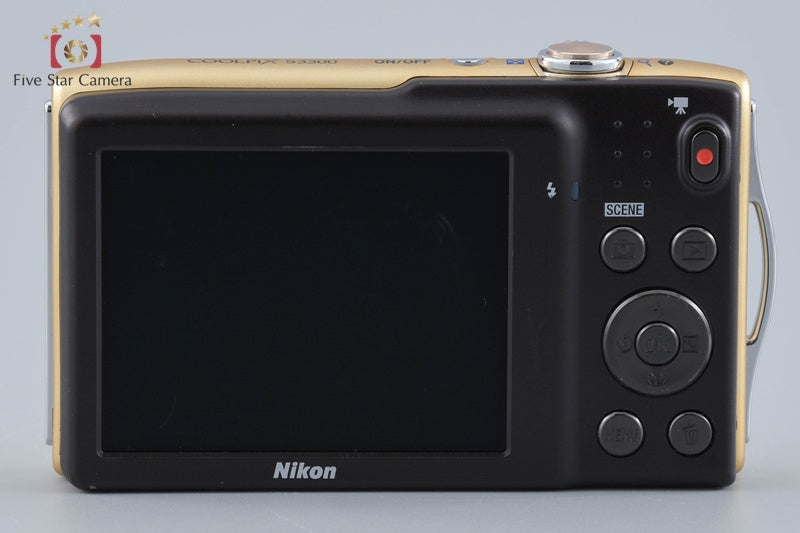 中古】Nikon ニコン COOLPIX S3300 スイートゴールド コンパクト