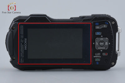 【中古】RICOH リコー PENTAX ペンタックス WG-30 ブラック 防水アクションカメラ