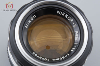 【中古】Nikon ニコン NIKKOR-S Auto 50mm f/1.4 Ai改