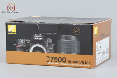 【中古】Nikon ニコン D7500 18-140 VR レンズキット シャッター回数僅少 元箱付き