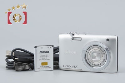 【中古】Nikon ニコン COOLPIX A100 シルバー コンパクトデジタルカメラ