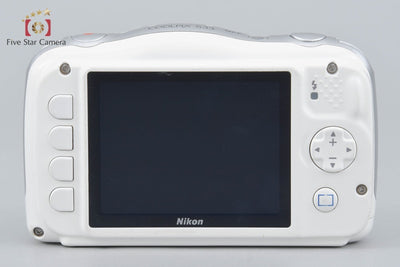 【中古】Nikon ニコン COOLPIX S33 ホワイト コンパクトデジタルカメラ