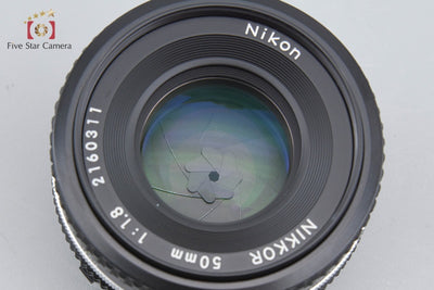 【中古】Nikon ニコン Ai-S NIKKOR 50mm f/1.8