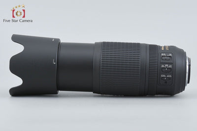 【中古】Nikon ニコン AF-S NIKKOR 70-300mm f/4.5-5.6 G ED VR 元箱付き