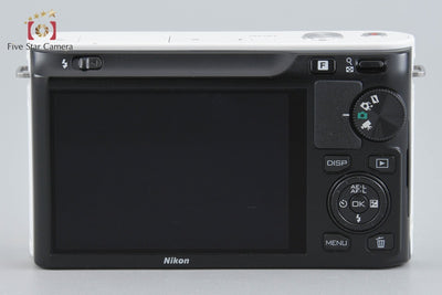 【中古】Nikon ニコン 1 J1 標準ズームレンズキット ホワイト シャッター回数僅少