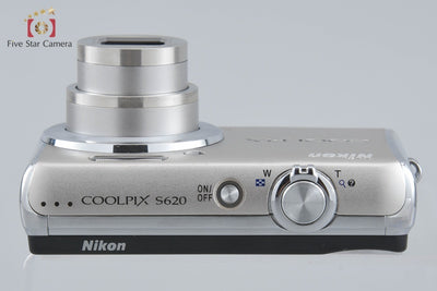 【中古】Nikon ニコン COOLPIX S620 シルバー コンパクトデジタルカメラ