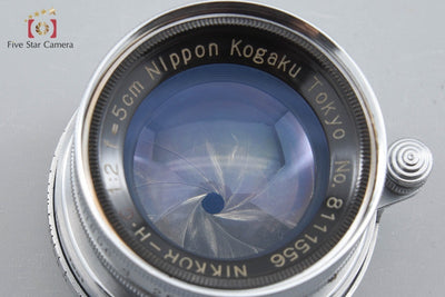【中古】Nikon ニコン NIKKOR-H.C 50mm f/2 沈胴式 L39 ライカスクリューマウント
