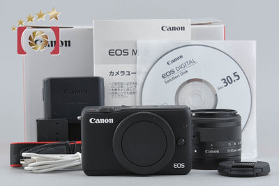 【中古】Canon キヤノン EOS M10 EF-M 15-45 IS STM レンズキット ブラック 元箱付き