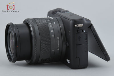 【中古】Canon キヤノン EOS M10 EF-M 15-45 IS STM レンズキット ブラック 元箱付き