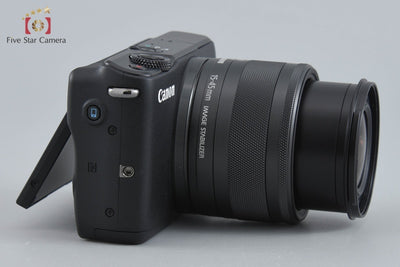 【中古】Canon キヤノン EOS M10 EF-M 15-45 IS STM レンズキット ブラック 元箱付き
