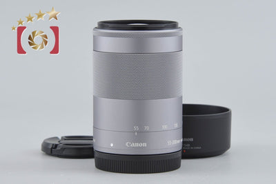 【中古】Canon キヤノン EF-M 55-200mm f/4.5-6.3 IS STM シルバー