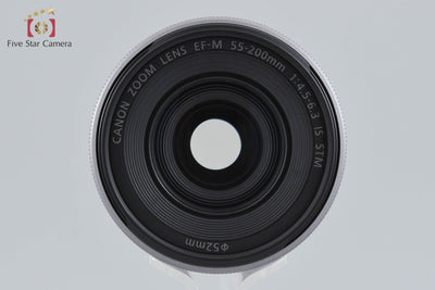 【中古】Canon キヤノン EF-M 55-200mm f/4.5-6.3 IS STM シルバー