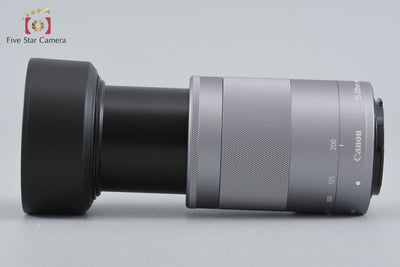 【中古】Canon キヤノン EF-M 55-200mm f/4.5-6.3 IS STM シルバー