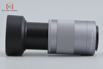【中古】Canon キヤノン EF-M 55-200mm f/4.5-6.3 IS STM シルバー