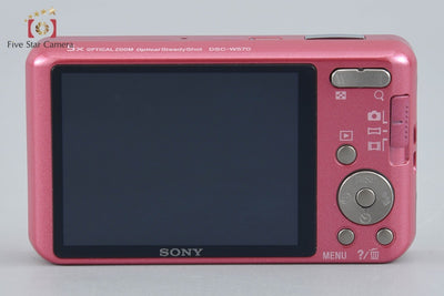 【中古】SONY ソニー Cyber-shot DSC-W570 ピンク コンパクトデジタルカメラ