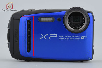 【中古】FUJIFILM 富士フイルム FINEPIX XP90 ブルー コンパクトデジタルカメラ