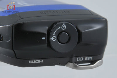 【中古】FUJIFILM 富士フイルム FINEPIX XP90 ブルー コンパクトデジタルカメラ
