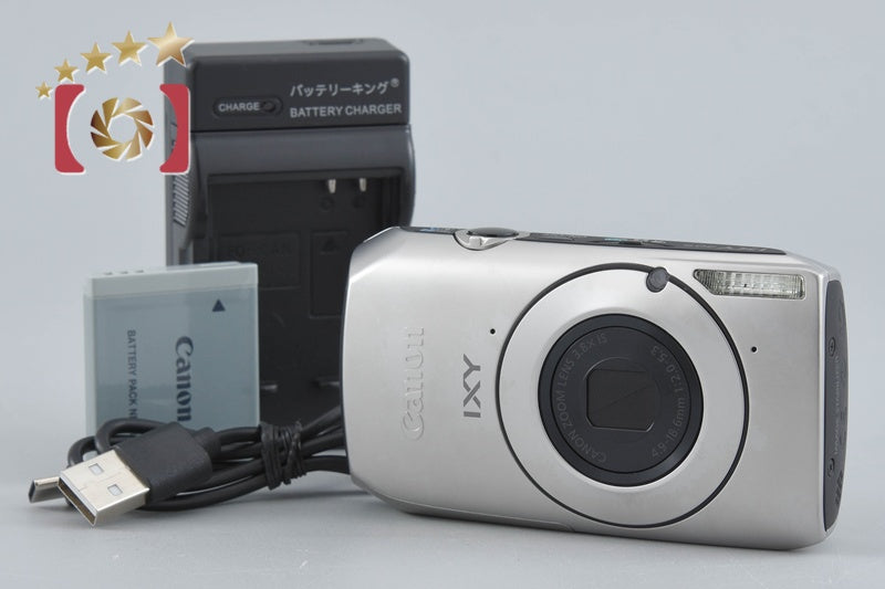 [Used] Canon IXY 30S Silver Compact Digital Camera