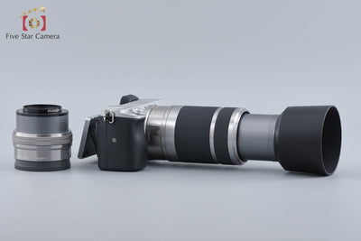 【中古】SONY ソニー α6400 ILCE-6400 シルバー ダブルズームレンズキット 元箱付き