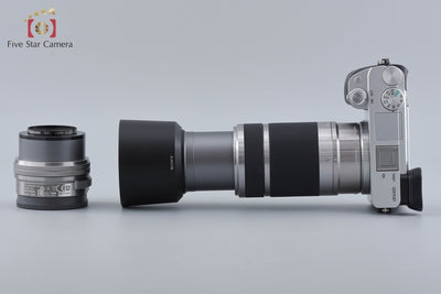 【中古】SONY ソニー α6400 ILCE-6400 シルバー ダブルズームレンズキット 元箱付き