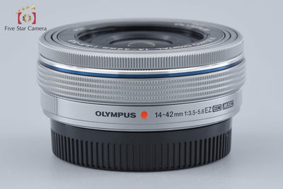 【中古】OLYMPUS オリンパス M.ZUIKO DIGITAL ED 14-42mm f/3.5-5.6 EZ シルバー