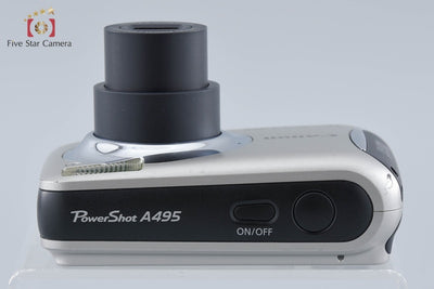【中古】Canon キヤノン PowerShot A495 シルバー コンパクトデジタルカメラ