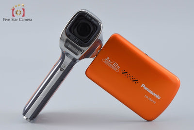 【中古】Panasonic パナソニック HX-WA10 サンシャインオレンジ デジタルムービーカメラ 元箱付き