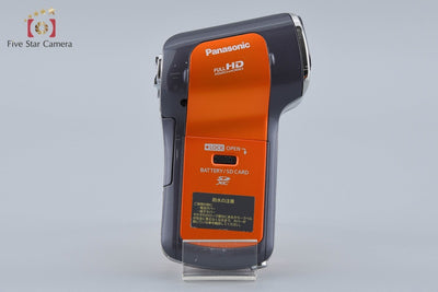 【中古】Panasonic パナソニック HX-WA10 サンシャインオレンジ デジタルムービーカメラ 元箱付き