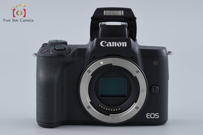 【中古】Canon キヤノン EOS Kiss M2 ブラック ミラーレス一眼カメラ シャッター回数僅少
