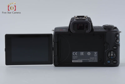 【中古】Canon キヤノン EOS Kiss M2 ブラック ミラーレス一眼カメラ シャッター回数僅少