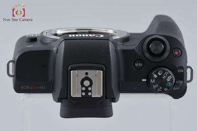 【中古】Canon キヤノン EOS Kiss M2 ブラック ミラーレス一眼カメラ シャッター回数僅少