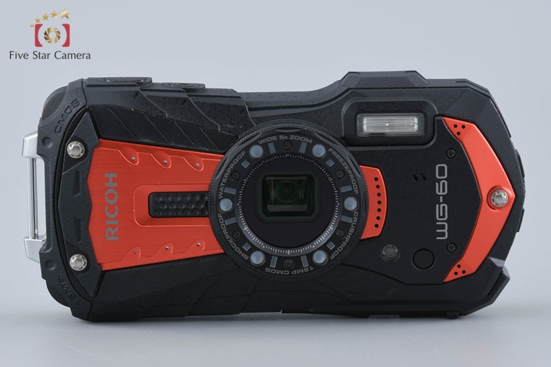 中古】RICOH リコー PENTAX ペンタックス WG-60 レッド 防水アクション