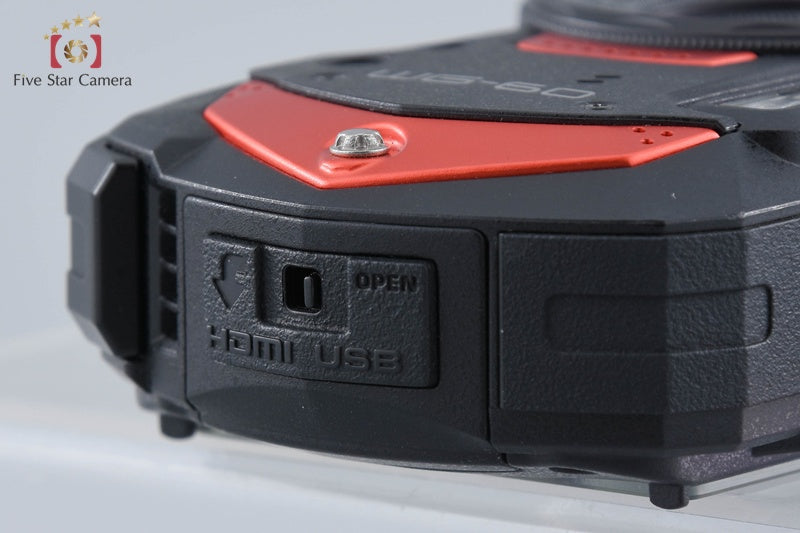 中古】RICOH リコー PENTAX ペンタックス WG-60 レッド 防水アクション