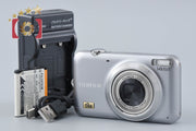 【中古】FUJIFILM 富士フイルム FINEPIX JX180 シルバー コンパクトデジタルカメラ