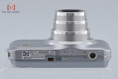 【中古】FUJIFILM 富士フイルム FINEPIX JX180 シルバー コンパクトデジタルカメラ