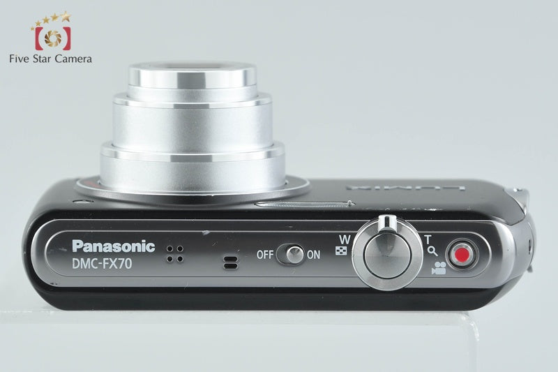 中古】Panasonic パナソニック LUMIX DMC-FX70 ブラック コンパクト