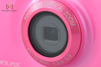 【中古】Nikon ニコン COOLPIX S30 ピンク コンパクトデジタルカメラ