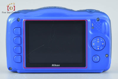 【中古】Nikon ニコン COOLPIX W100 ブルー コンパクトデジタルカメラ