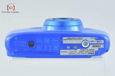 【中古】Nikon ニコン COOLPIX W100 ブルー コンパクトデジタルカメラ