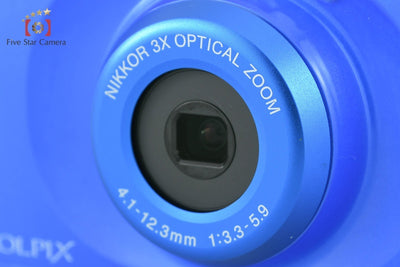【中古】Nikon ニコン COOLPIX W100 ブルー コンパクトデジタルカメラ