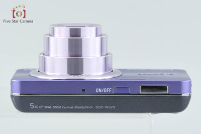 【中古】SONY ソニー Cyber-shot DSC-W570 バイオレット コンパクトデジタルカメラ