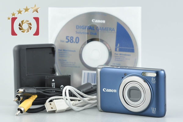 中古】Canon キヤノン PowerShot A3100 IS ブルー コンパクトデジタル 中古】Canon キヤノン PowerShot A3100 IS ブルー コンパクトデジタル