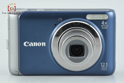 【中古】Canon キヤノン PowerShot A3100 IS ブルー コンパクトデジタルカメラ