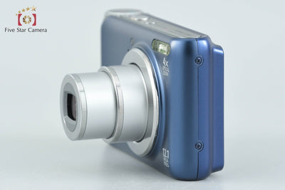 【中古】Canon キヤノン PowerShot A3100 IS ブルー コンパクトデジタルカメラ