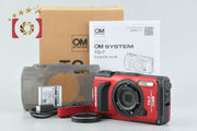 【中古】OM SYSTEM (OLYMPUS) オーエム システム TOUGH TG-7 レッド コンパクトデジタルカメラ シャッター回数僅少 元箱付き