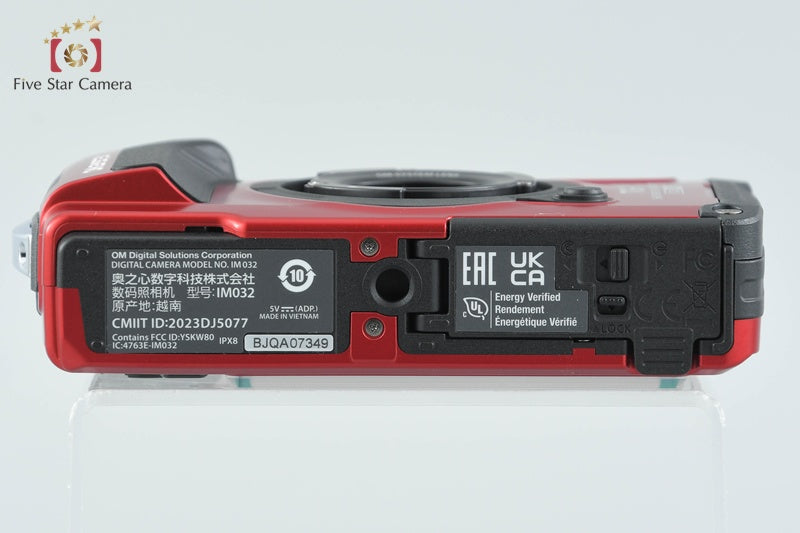 中古】OM SYSTEM (OLYMPUS) オーエム システム TOUGH TG-7 レッド