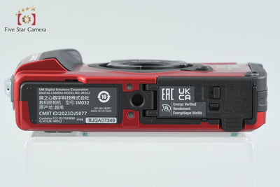 【中古】OM SYSTEM (OLYMPUS) オーエム システム TOUGH TG-7 レッド コンパクトデジタルカメラ シャッター回数僅少 元箱付き