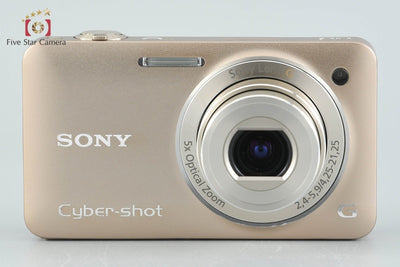 【中古】SONY ソニー Cyber-shot DSC-WX5 ゴールド デジタルスチルカメラ 元箱付き