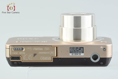 【中古】SONY ソニー Cyber-shot DSC-WX5 ゴールド デジタルスチルカメラ 元箱付き