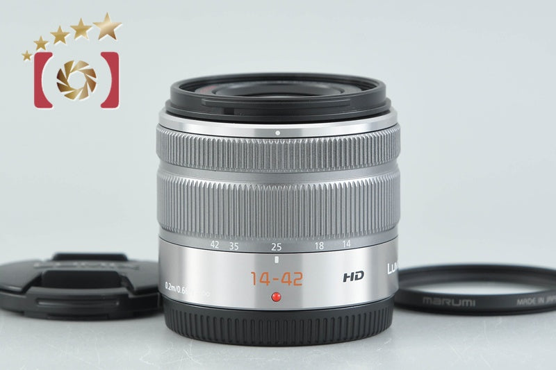 【中古】Panasonic パナソニック LUMIX G VARIO 14-42mm f/3.5-5.6 ASPH. MEGA O.I.S. H-FS1442A ブラック